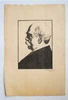 J. Fritz Zalisz - Porträt Otto von Bismarck -...