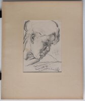 Fritz Zalisz - Studie zu einer Porträtbüste (Grete Krumbein) - Bleistift - 1920