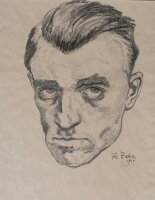 Fritz Zalisz - Selbstporträt - Bleistift - 1914