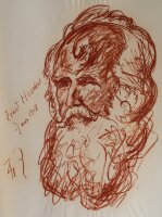 Fritz Zalisz - Porträt Ernst Haeckel -...