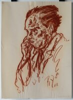 Fritz Zalisz - Porträt Michael Rossert - Kreidezeichnung - 1918