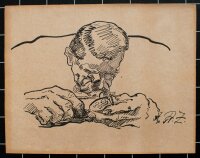 Fritz Zalisz - Vater der Künstler, Porträt - Anfang 20. Jahrhundert - Zeichnung